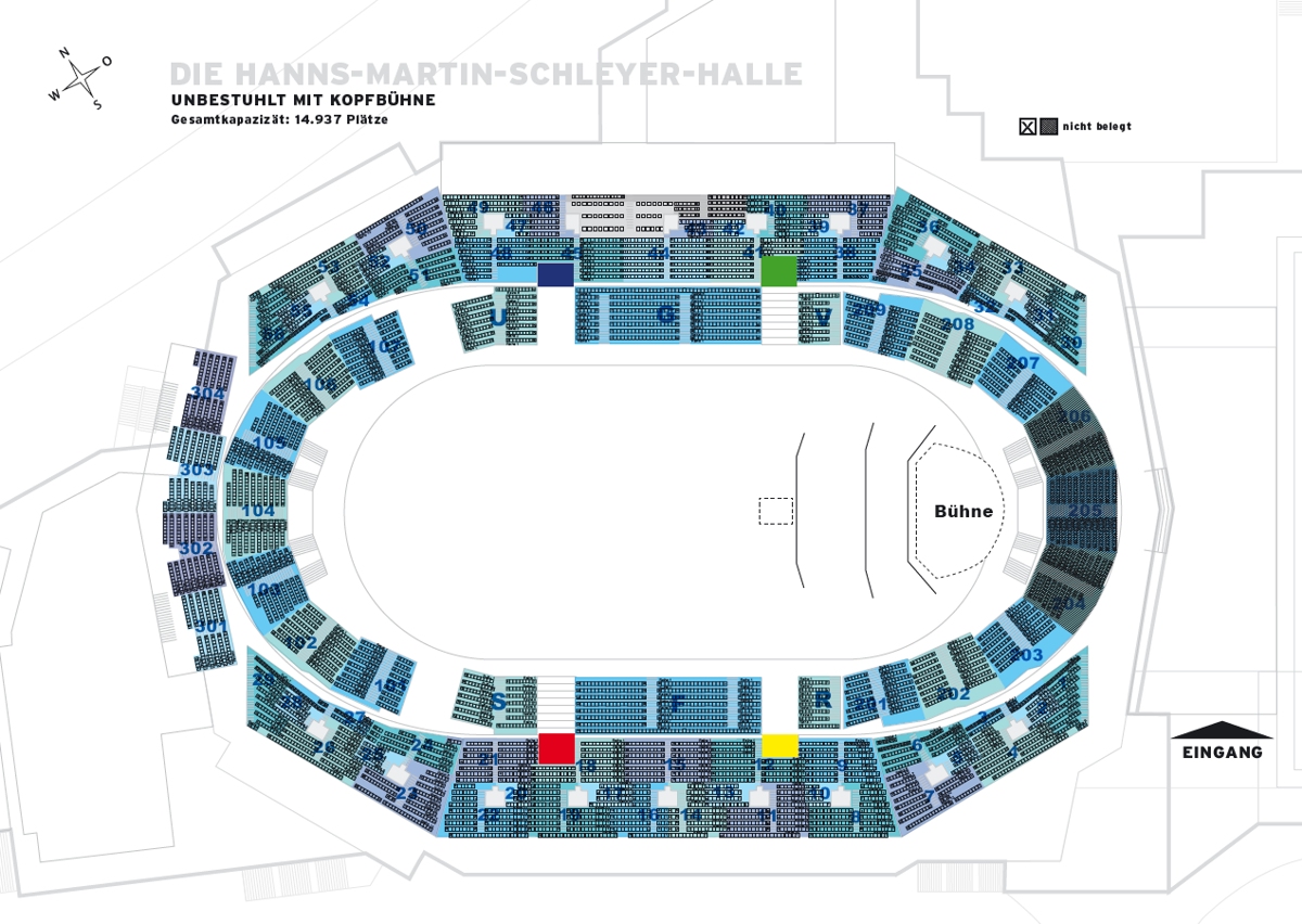 Porsche Arena Sitzplan